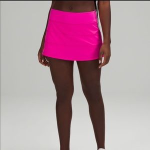 Lululemon Pace Rival Skirt size 10 in Sonic Pink NWT